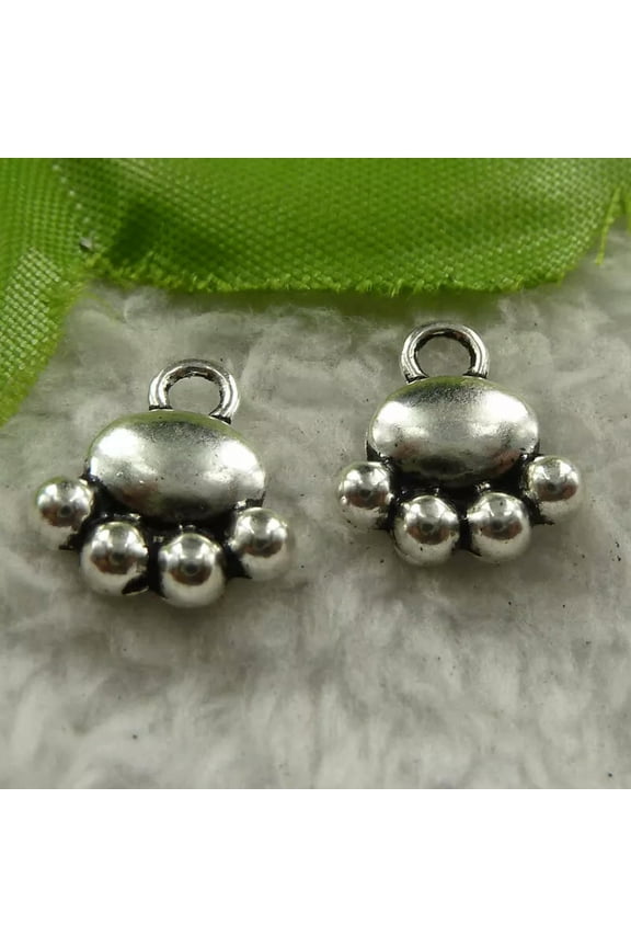 440 pcs tibet silver foot charms 14x13mm B4290