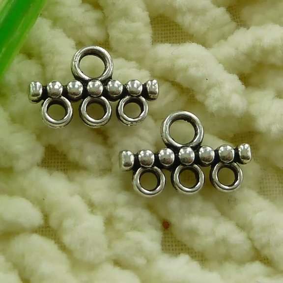 K-KED 450 Pcs Tibetan SilverConnectors 14X9MM S2810 DIY Delicate Jewelry Making