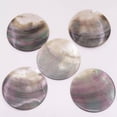 thumbnail image 1 of K-KED 5 PCS Coin Natural Gray Black Shell Top Drilled For Pendant Making 30mm, 1 of 9