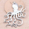 thumbnail image 1 of K-KED 5 Pcs Tibetan Silver Octopus Charms Pendant 88X86MM Diy Delicate Jewelry Making C14821, 1 of 3