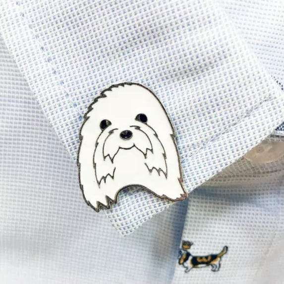 K-KED 50 Styles Cartoon Pet Dog Pin Badges Lapel Brooches Metal Enamel Accessories-27