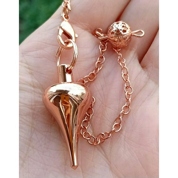 K-KED 5pcs Meltal Chakra Pendulum Pendant Energy Power Reiki Healing Amulet