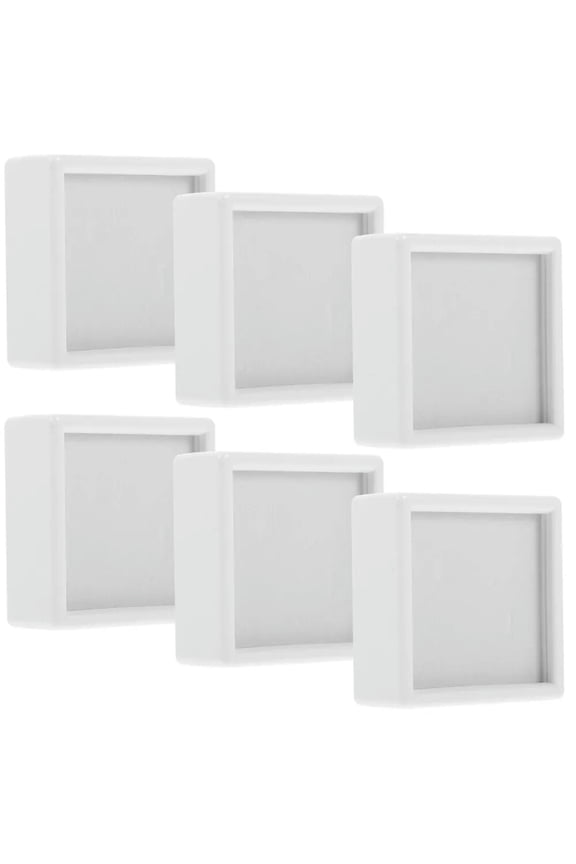 6 Pcs Delicate Jewelry Organizer Stand Display Box Gemstone Showcase Desktop