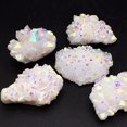 thumbnail image 1 of K-KED 60-80g Natural Quartz Plating Colorful Crystal Stone Cluster Reiki Healing Decor-default, 1 of 9