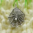 thumbnail image 1 of K-KED 72 Pcs Tibetan Silver Cobweb Charms Pendant 35X25MM S127 DIY Delicate Jewelry Making, 1 of 3