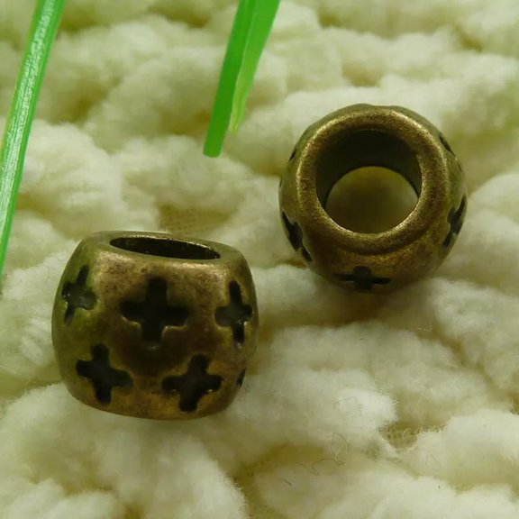 K-KED 90 Pcs Bronze PlatedSpacer Beads 11X8MM S1900 DIY Delicate Jewelry Making