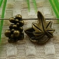 thumbnail image 1 of K-KED 90 Sets Bronze Plated Grape Clasps 17X15MM 16X10MM S4350 DIY Delicate Jewelry Making, 1 of 2