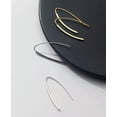 thumbnail image 1 of K-KED 925 Drop/Dangle Hook Earrings Sterling Silver Women Gift Women-Silver, 1 of 7