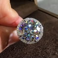 thumbnail image 1 of K-KED 925 Silver Filled Ring Women Elegant Women Cubic Zircon Delicate Jewelry Gift Sz 6-10-7, 1 of 6
