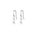 thumbnail image 1 of K-KED 925 Sterling Solid Silver Triple Hearts Drop Hook Earrings, 1 of 6