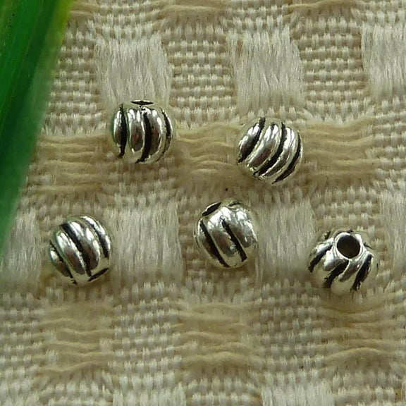K-KED 930 Pcs Tibetan SilverSpacer Beads 4MM S3624 DIY Delicate Jewelry Making