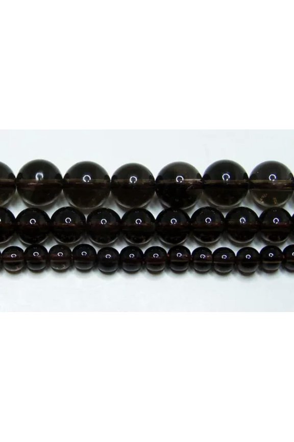 AAA Smokey Quartz Beads 4mm-6mm-8mm-10mm-12mm Real Stone 15.5" Strand-8 mm