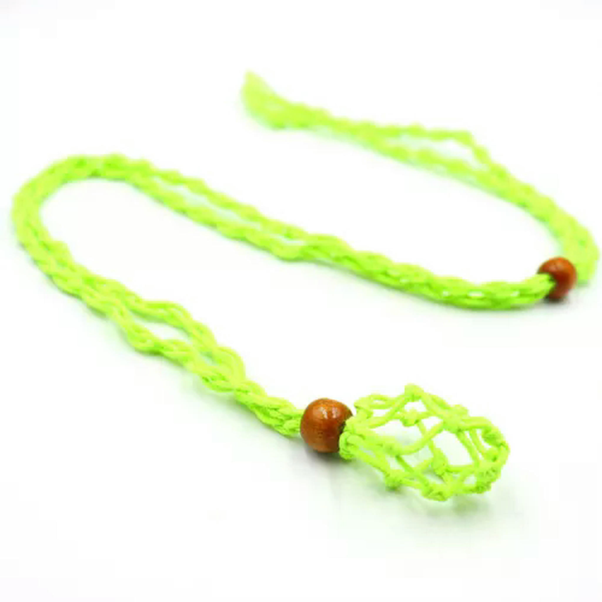 K-KED Adjustable Empty Stone Holder Cords Crystal Cage Holder Rope ...