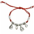 thumbnail image 1 of K-KED Adjustable Vintage Women Lucky Bracelet Rope Woven Alloy Handmade Bangle Jewelry-Cat, 1 of 9