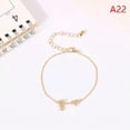 thumbnail image 1 of K-KED Alphabet Bracelet Heart Pendant Wrist Chain Summer Beach Bracelet Accessories-_-A22, 1 of 9