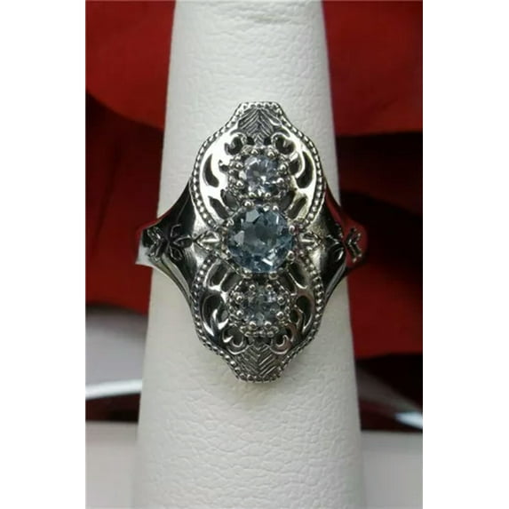K-KED Boho Vintage Women 925 Silver Cubic Zircon Rings Wedding Ring Delicate Jewelry Size 6-10-8-Style 4