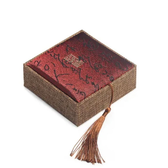 K-KED Bracelet Box Bracelet Packaging Box Packaging Box Bracelet Packaging Linen Box-10*10*3.7cm