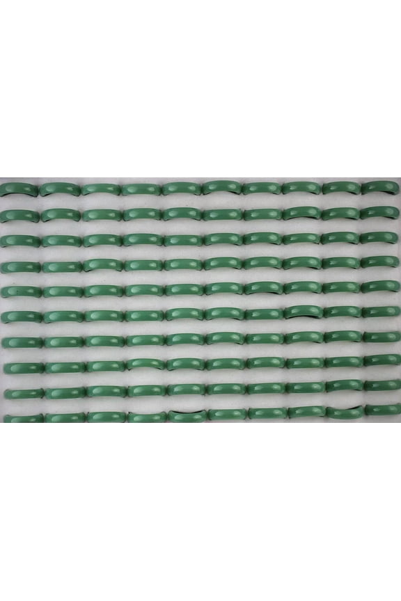 Bulk Lots 32pcs Charming Green Glass Ring Lady's Delicate Jewelry Wholesale Rings