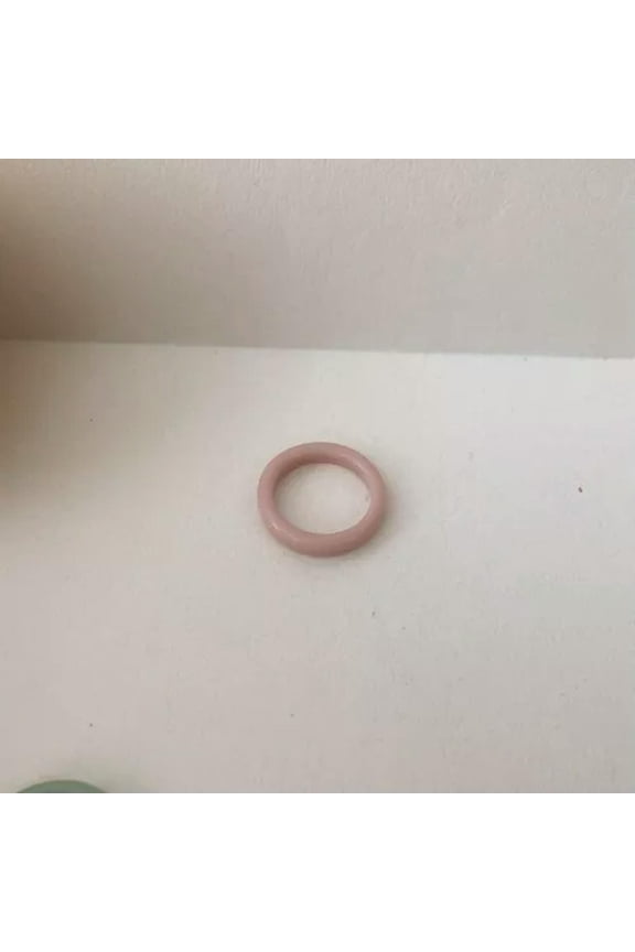 Candy Color Acrylic Resin Ring Transparent Tortoiseshell Ring Fashion Simplicity-pink