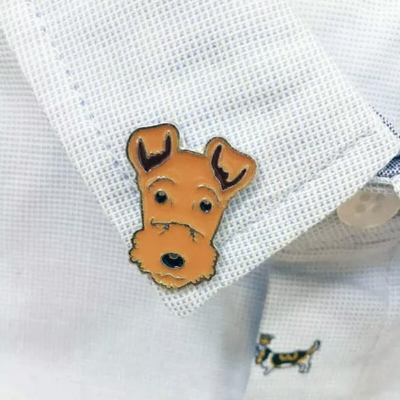 K-KED Cartoon Pet Dog Pin Badge Lapel Brooch Metal Enamel Clothing Bag Accessories-03