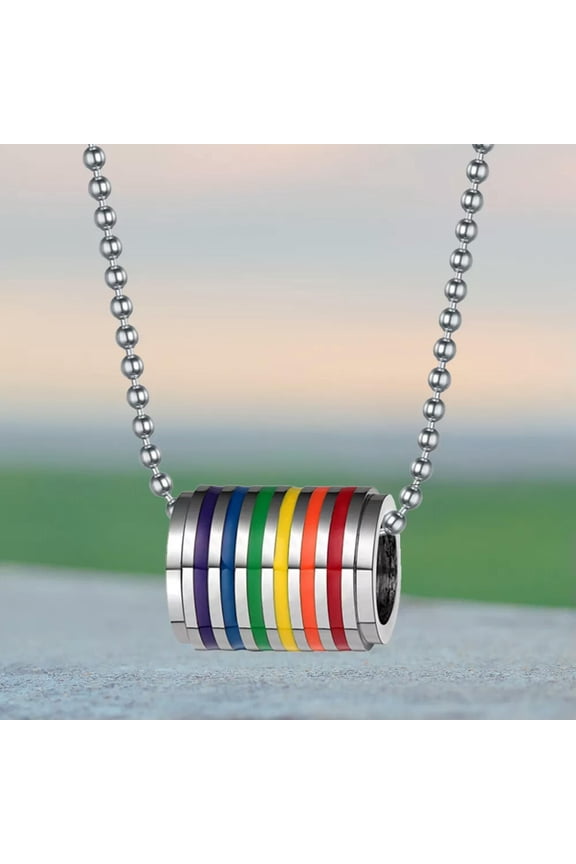 Charm Necklace Choker for Men Fashion Hanging Pendant Transgender LGBT Lovers