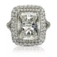 thumbnail image 1 of K-KED Charm Wedding Ring Women 925 Silver Cubic Zircon Delicate Jewelry Gift Sz 6-10-9, 1 of 6