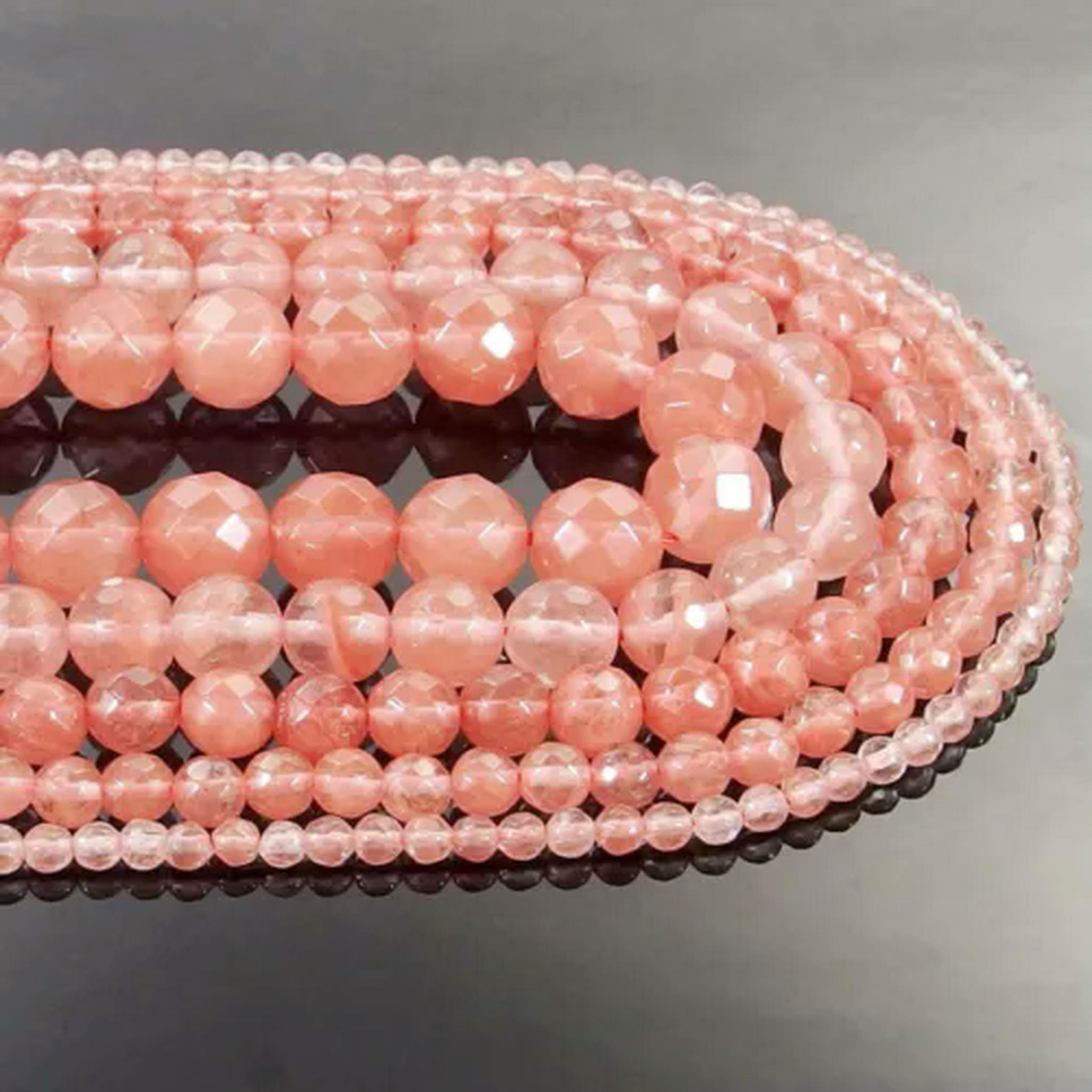 Perlin Kirsche Quarz (Cherry Quartz) Edelsteinperlen – Rund, 6mm Oder 8mm, Rot, Für Schmuckherstellung & DIY