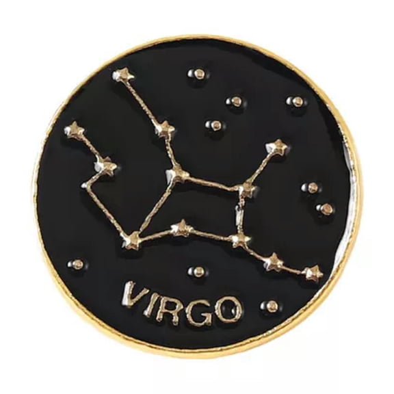 K-KED Creative 12 constellation brooches New Constellation Brooch Libra Pisces Broo /-8