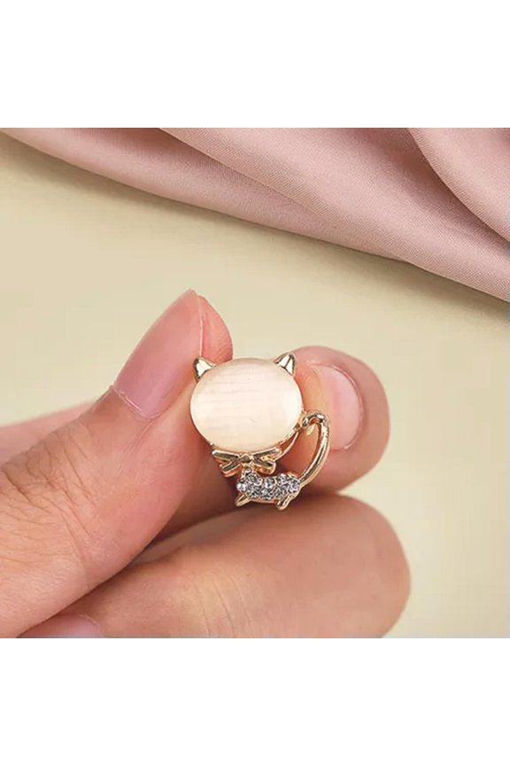 Creative Cuff Collar Needle Artist Brooch Removable Shirt Decorative button-2