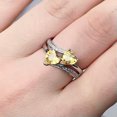 thumbnail image 1 of K-KED Cute 925 Silver Heart Delicate Jewelry Ring Gifts for Women Wedding Party Rings Size 6-10-#3-7, 1 of 8