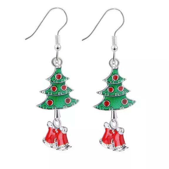 K-KED Cute Snowman Earrings Christmas Dangle Earrings Holiday Fashion Delicate Jewelry Gift-5