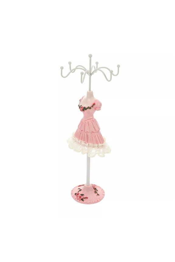 Desktop Delicate Jewelry Rack Ring Holder Stand Pendant Display Necklace