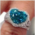 thumbnail image 1 of K-KED Gorgeous 925 Silver Ring Cubic Zirconia Women Wedding Delicate Jewelry Gifts Sz 6-10-7-#1, 1 of 5