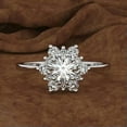 thumbnail image 1 of K-KED Elegant Women Cubic Zircon 925 Silver Plated Ring Wedding Party Delicate Jewelry Sz 6-10-Style 8-10, 1 of 6