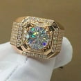 thumbnail image 1 of K-KED Elegant Yellow Gold Filled Rings Cubic Zirconia Women Delicate Jewelry Gifts Size 6-11-12-#7, 1 of 6