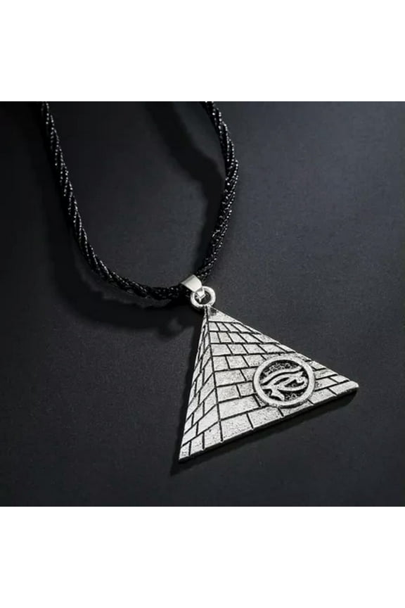 Eye of Horus Amulet Pendant Necklace Evil Eye Egyptian Pyramids