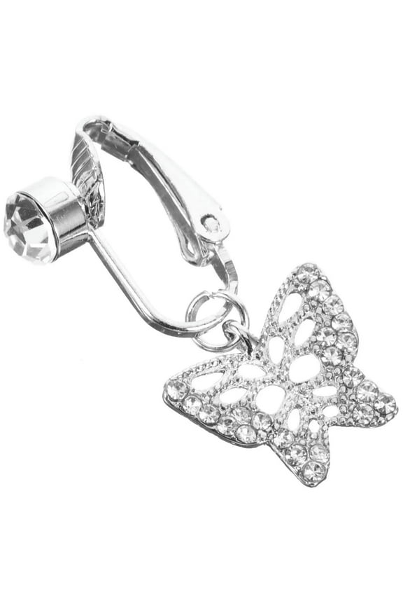 Fake Belly Button Ring Clip Delicate Jewelry Non-piercing Navel Miss