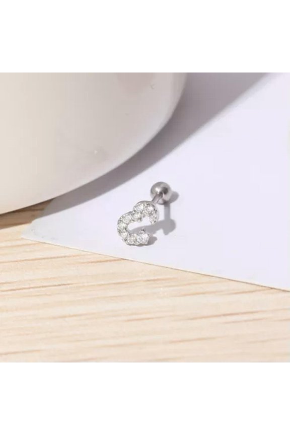 Fashion Ear Nail Body Delicate Jewelry Cartilage Tragus Stainless Steel Earring For Women-E