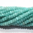 thumbnail image 1 of K-KED Fashion Natural Faceted 2x4mm Brazilian Aquamarine Abacus Gems Loose Beads 15", 1 of 3