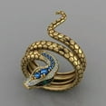 thumbnail image 1 of K-KED Fashion Punk Dragon Rings Men Hip Hop Delicate Jewelry Snake Ring Gifts Size 6-13-10-#1, 1 of 6