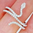 thumbnail image 1 of K-KED Fashion Punk Dragon Rings Men Hip Hop Delicate Jewelry Snake Ring Gifts Size 6-13-6-#4, 1 of 6