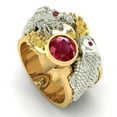 thumbnail image 1 of K-KED Fashion Punk Dragon Rings Men Hip Hop Delicate Jewelry Snake Ring Gifts Size 6-13-8-#10, 1 of 5