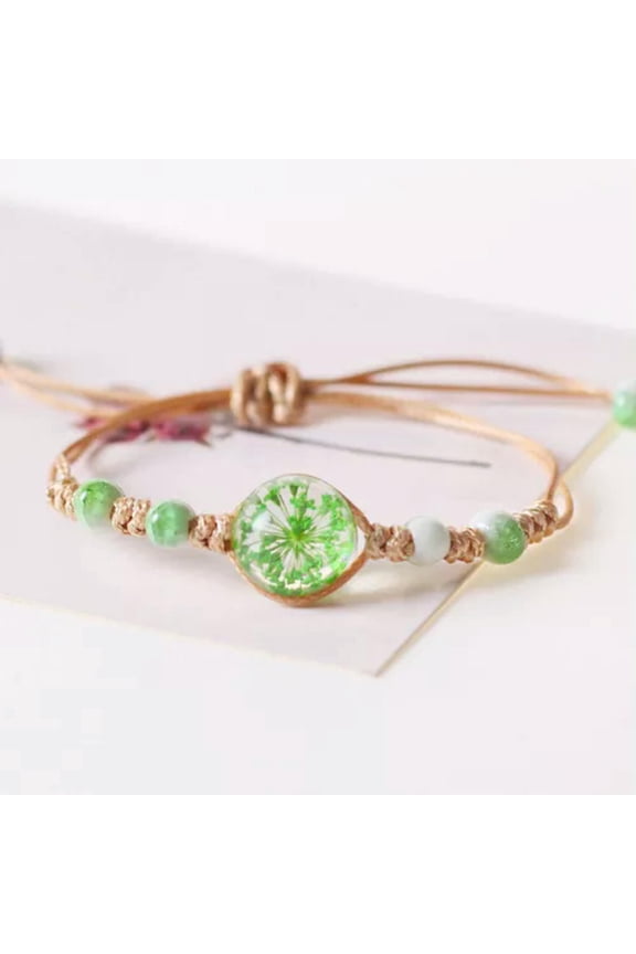 Fashion Simple Ceramic Bracelet For Women Lucky Four Leaf Clover Weave Bracel:yq-2