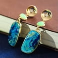 thumbnail image 1 of K-KED Fashion Turquoise 925 Silver Ear Hook Women Earrings Wedding Dangle Drop Jewelry-#39, 1 of 6