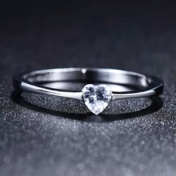 K-KED Fashion Two Tone Rose Gold plated Ring Cubic Zircon Wedding Delicate Jewelry Sz 6-10-6