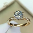 thumbnail image 1 of K-KED Fashion Women Cubic Zircon Ring Gift 925 Silver Filled Party Delicate Jewelry Sz 6-10-9, 1 of 5