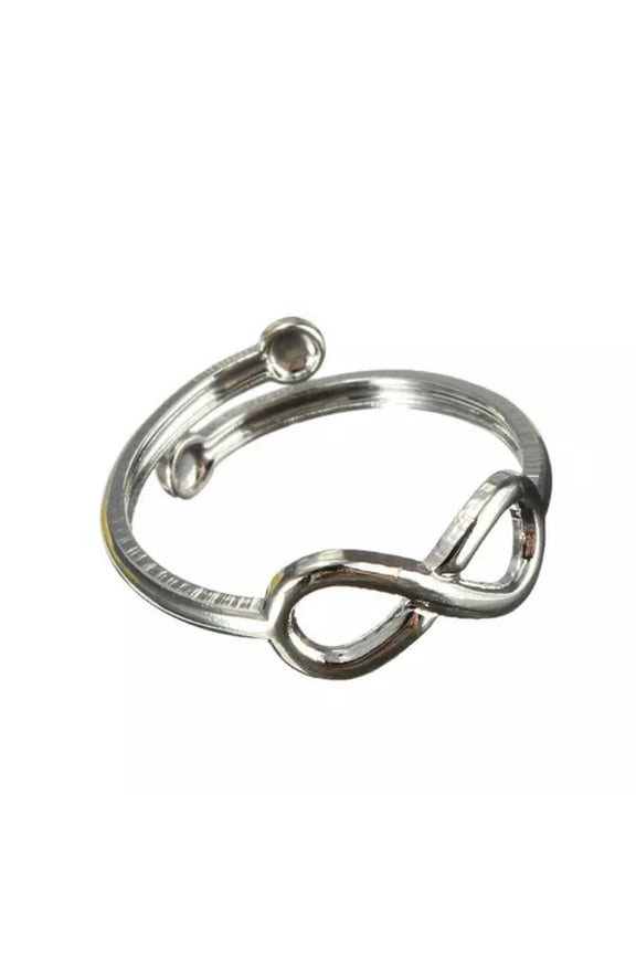 Fashion Women Simple Retro Infinity Design Adjustable Toe Ring Foot Delicate Jewelry Y:yq-Gold