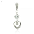 thumbnail image 1 of K-KED Faux Body Piercing Navel Clip on Belly Button Rings Fake Belly Piercing-4, 1 of 9
