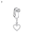 thumbnail image 1 of K-KED Faux Body Piercing Navel Clip on Belly Button Rings Fake Belly Piercing-A-7, 1 of 9