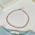 thumbnail image 1 of K-KED Fine 6mm Red Watermelon Tourmaline Gemstone Round Beads Necklace 16-28"-20 in, 1 of 5